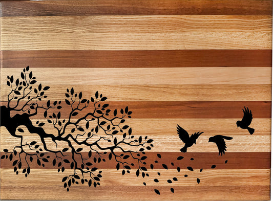 Cutting Board/Bird Branch